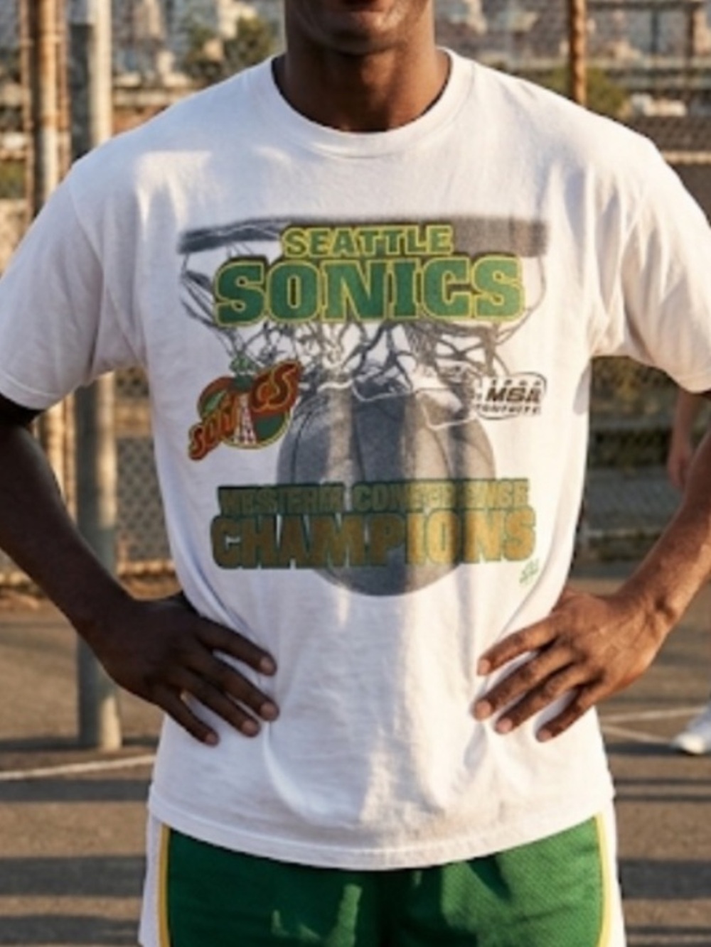 Seattle SuperSonics Vintage White Shirt Grail